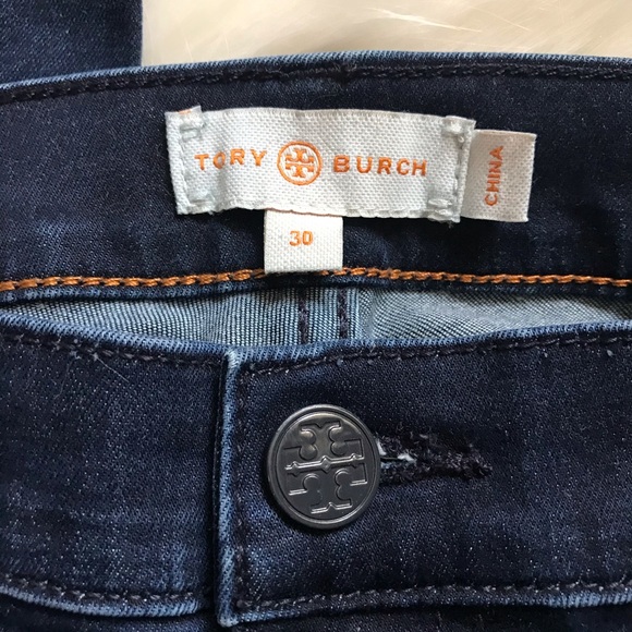 Tory Burch ⚜️ Dark Wash Jean Legging - Picture 4 of 8